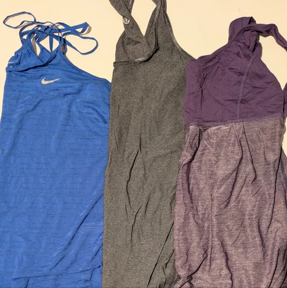 14 Althetic Pieces Adidas, Tek Gear, Fila, Avia, Nike, Lululemon, Hot Chillys + - Picture 2 of 6